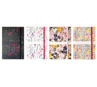 Agenda à élastique Oxford Flowers - 1 semaine sur 2 pages - 16 x 24 cm - différents modèles disponibles - Hamelin