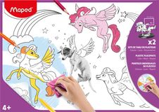 Maped - 2 sets de table plastique à colorier