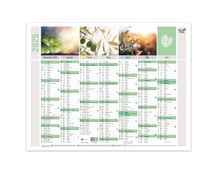 Quo Vadis Equology - Calendrier recyclé 7 mois par face - 33,5 x 43 cm
