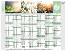 Quo Vadis Equology - Calendrier recyclé 7 mois par face - 13,5 x 18 cm
