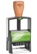 Colop S 2660 Classic Green Line - Tampon dateur métallique personnalisable - 7 lignes - format rectangulaire
