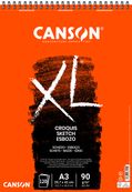 Canson XL - Bloc dessin croquis - 120 feuilles - A3 - 90 gr - ivoire