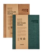 Agenda Ecotiming Kazar - 1 semaine sur 2 pages - 17,1 x 22 cm - disponible dans différentes couleurs - Brepols