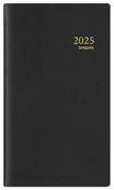 Agenda de poche Genova Breplan - 1 semaine sur 2 pages - 9 x 16 cm - noir - Brepols