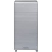 Armoire à rideaux ORGA - 2 tiroirs - H140 cm - Aluminium