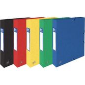 Oxford - 4 boîtes de classement carton dont 1 offerte - dos 40 mm - couleurs assorties