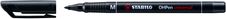 STABILO OHPEN - Marqueur permanent - pointe moyenne 1 mm - noir