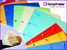 Smartfolder Aloha - 6 Chemises à 3 rabats - rouge