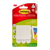 Command -  Pack de 4 languettes accroche tableaux blanches - taille moyenne