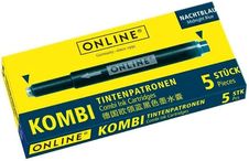 ONLINE - 12 Cartouches d'encre - bleu royal