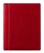Agenda spiralé Palermo Timing - 1 semaine sur 2 pages - 17 x 22 cm - rouge - Brepols