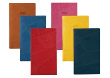 Agenda de poche Lucca Optivision - 1 semaine sur 2 pages - 9 x 16 cm - disponible dans différentes couleurs - Brepols