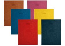 Agenda Lucca Optivision - 1 semaine sur 2 pages - 17 x 22 cm - disponible dans différentes couleurs - Brepols