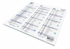 Quo Vadis - Calendrier origami 3 mois par face - 18 x 36 cm