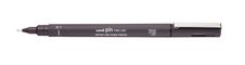 UNI PIN - Feutre fin - pointe calibrée - 0,1 mm - gris foncé