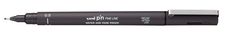 UNI PIN - Feutre fin - pointe calibrée - 0,5 mm - gris foncé