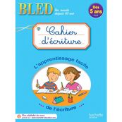 Hachette Bled Cahier d'écriture