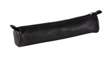 Clairefontaine - Trousse petite ronde - cuir noir