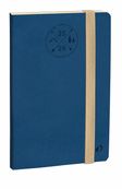 Agenda à élastique Everest Horizontal 16 mois - 1 semaine sur 2 pages - 16 x 24 cm - bleu denim - Quo Vadis
