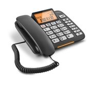 Gigaset DL580 - téléphone filaire - noir