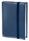 Agenda spiralé à élastique Time & Life XLarge - 1 semaine sur 2 pages - 21 x 27 cm - bleu métal - Quo Vadis