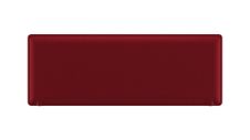 Panneau acoustique avec patine de fixation - L120 x 40 cm - Rouge