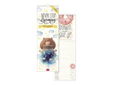 Legami - Calendrier mensuel 2024 - 16 x 49 cm - aphorismes