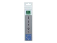 Exacompta - Pictogramme - Tirez - 44 x 165 mm - aluminium brossé