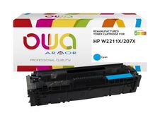 Cartouche laser compatible HP 207X - cyan - Owa