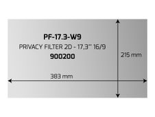 PORT Professional - filtre de confidentialité pour écran 17"