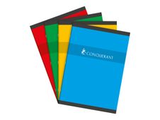 Conquérant Sept - Cahier polypro A4 (21x29,7cm) - 192 pages - grands carreaux (Seyes) - disponible dans différentes couleurs