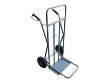 Chariot manuel - double bavette - roues gonflables