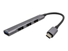 i-Tec - Hub - 1 x SuperSpeed USB 3.0 + 3 x USB 2.0 - de bureau