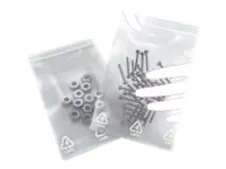 Antalis - 100 Sachets à fermeture zip - 60 x 80 mm - transparent