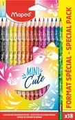 Maped Mini Cute - 18 Crayons de couleur