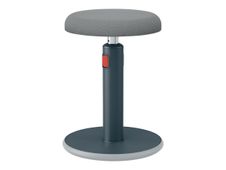 Leitz Ergo Cosy 2 en 1 - Tabouret ergonomique assis/debout - hauteur réglable jusqu'à 79 cm - gris velours