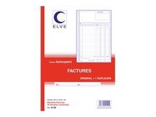 ELVE - Manifold Carnet de factures - 50 dupli - A4