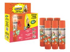 Cléopâtre Cléostick Astérix - 6 Bâtons de colle - 8 g - transparent