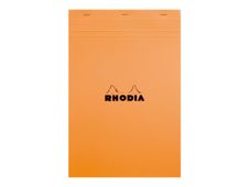 Rhodia - Bloc notes - A4 + - 80 pages - petits carreaux - 80g - orange