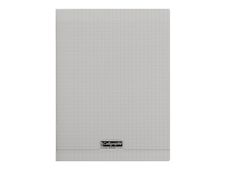 Calligraphe 8000 - Cahier polypro 24 x 32 cm - 96 pages - grands carreaux (Seyes) - gris