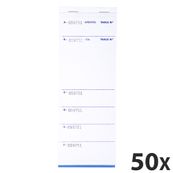 Exacompta - 50 Blocs brasserie - 50 feuilles - 95 x 260 mm - en double