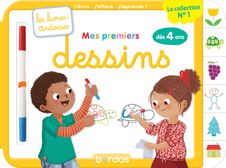 Les livres-ardoises - mes premiers dessins