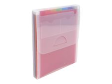Exacompta Crystal - Valisette trieur vertical 6 onglets - incolore