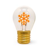 Lampe de table en forme d’ampoule snowflake
