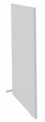 Joue de terminaison pour module de départ ou module suivant haut OLA H112 cm - blanc perle