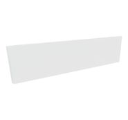 Voile de fond pour bureau EVIDENCE - largeur 180 cm - blanc