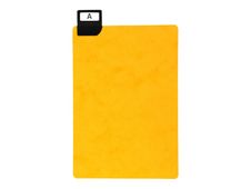 Lot de 24 guides alphabétiques 150×105 mm – Cartes à onglets métalliques noir