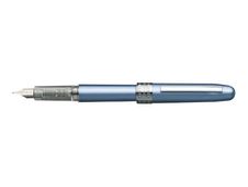 Platinum Plaisir - Stylo plume pointe moyenne - bleu givré