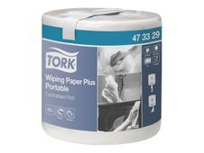 Tork Plus Portable M2 - Rouleau d'essuie-tout - 400 feuilles