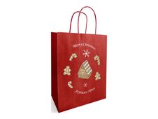 Logistipack - 50 Sacs cadeau Kraft - poignées torsadées - 23 cm x 12 cm x 30 cm - hansel
